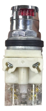 Botão 30mm Metálico 1na+1nf Vm 9001k3l35lrrh13 Schneider Vermelho 1naf