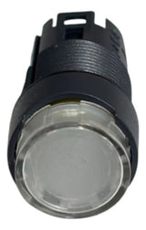 Kit Com 2 Peças: Cabeçote Para Botão 16mm Zb6ae1 Schneider Branco 12-24v