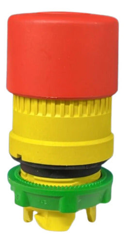 Cabeçote Para Botão 22mm Soco Vermelho Zb5at844 Schneider Amarelo E Vermelho -