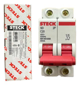 Kit Com 2: Disjuntor Bipolar Sdd62c20 20a Curva C Steck