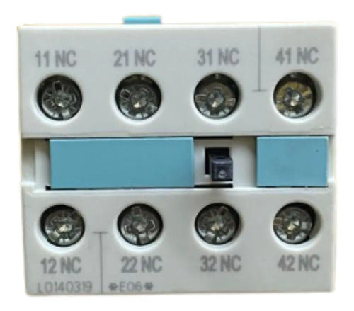 Bloco De Contato Auxiliar 4nf 3rh1921-1fa04 Siemens -