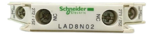 Bloco De Contato 2nf Lateral Lad8n02 Schneider 690v