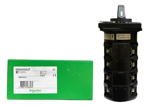 Comutador Rotativo Rev 63a K63h004up Schneider Preto -