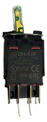 Corpo P/ Botão 16mm Luminoso Led Amarelo Zb6zb55b Schneider Amarelo 12-24vca/cc