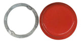 Capa Protetora Para Botao Vermelho 9001ku2 Schneider Vermelho