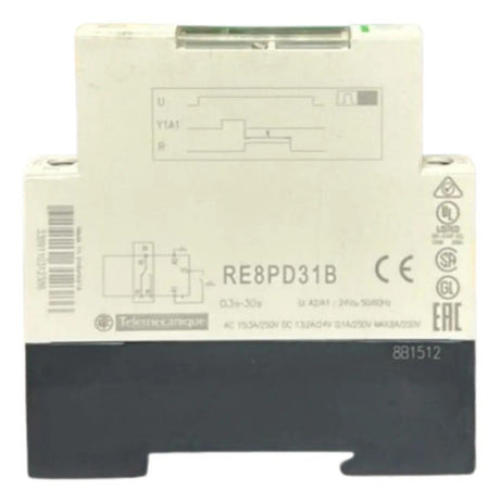 Rele Temporizador Re8pd31b 0,3-30s 24vcc Schneider 24vcc