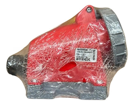 Tomada N4006w 16a 3p+t 380/480v Vm Steck Vermelho