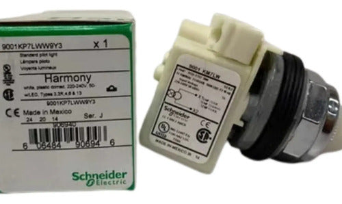 Sinaleiro 30mm Branco 9001kp7lww9 C Trans 220x6v Schneider