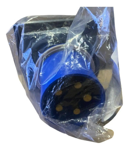 Plug Fixo Embutir 3p+n+t 125a 200/250v 9h S5639w Az Steck Azul