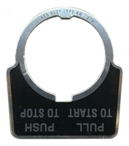 Botão 30mm Metálico Am Empurrar-puxar 9001kr9yh13 Schneider