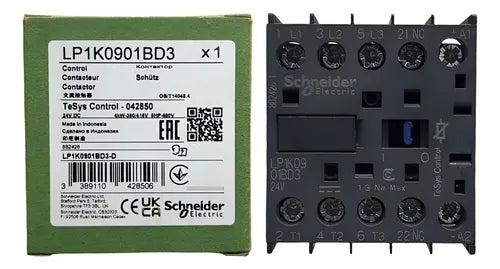 Contator Tripolar Tesys K 9a 1nf 24vcc Lp1k0901bd3 Schneider 24vcc