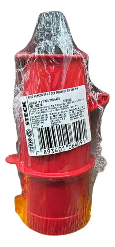 Plug N3279 32a 2p+t 380/440v Vermelho Steck Vermelho