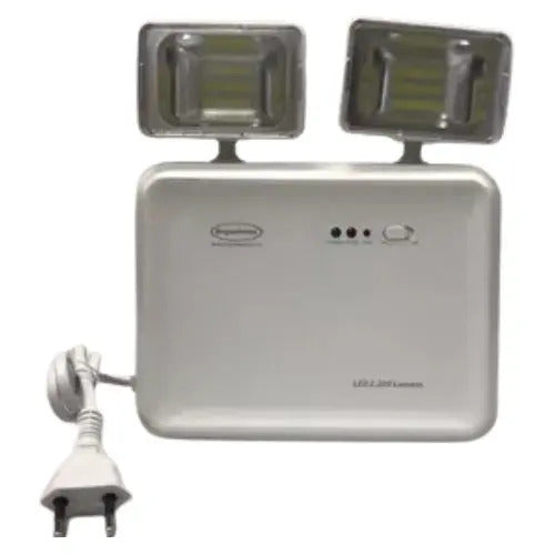 Luminária De Emergência 2200lm Led Autônoma Segurimax Branco