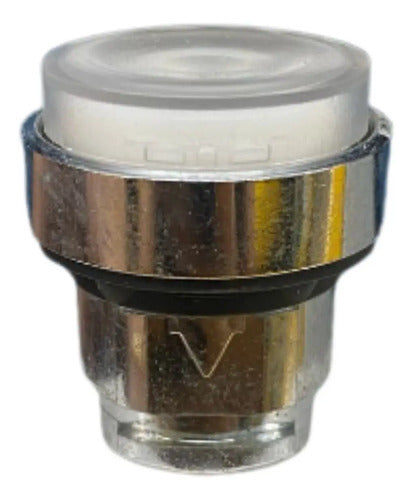 Kit Com 2: Cabeçote Para Botão 22mm Branco Zb4bh13 Schneider Branco 0