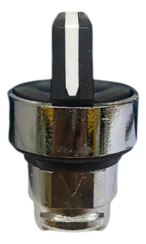 Cabeçote Comutador 22mm Metálico 3 Posições Zb4bj3 Schneider Preto Não Informado