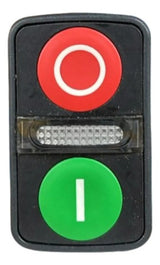 Cabecote P/ Botao 22mm Duplo Vd/vm Zb5aw7a3741 Schneider Verde E Vermelho