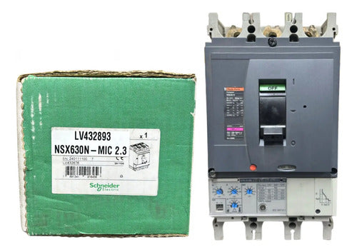 Disjuntor 3p 630a Micrologic 2.3 Nsx630n Lv432893 Schneider