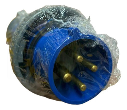 Plug N4279w 32a 3p+t 200/250v Azul Ip67 Steck Azul