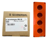 Botoeira De Plástico Absp4 C/ 4 Furos De 30mm Ace Schmersal Laranja