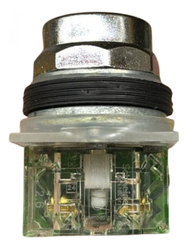 Botão 30mm Metálico A Impulsão Embutido 9001kr2gh5 Schneider