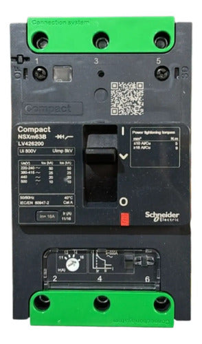 Disjuntor Nsxm 25ka Tm16d 3p Elink Lv426200 Schneider