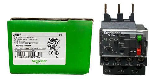 Relé Proteção Térmico 1,6 - 2,5a Lre07 Tesys Schneider 690 Vca