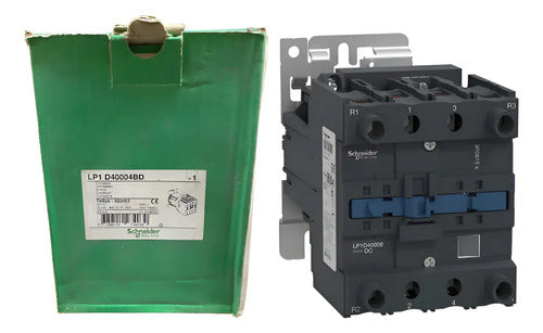 Contator 4p Tesys 2na+2nf 40a 24vcc Lp1d40004bd Schneider 24v