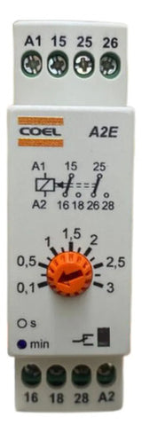 Rele Tempo A2e 3min A2e-dcm 220vca Coel 220vca