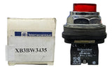 Botão 30mm Vermelho 1na+1nf Xb3bw3435 Telemecanique Vermelho -