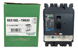 Disjuntor Tripolar 63a Nsx100l-tm63d Schneider