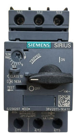 Disjuntor Motor 3rv2011-1ka10 9,0-12,5a Siemens - 50/60hz
