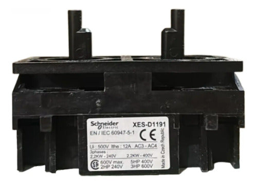 Bloco De Contato Reversão Xesd1191 Schneider