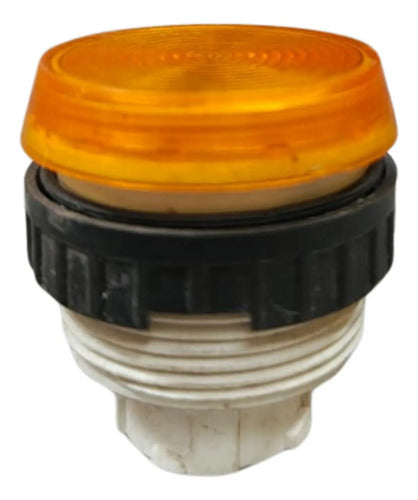 Kit Com 2: Botões Sinaleiros V301/14 30mm Amarelo Schmersal Amarelo Não Se Aplica
