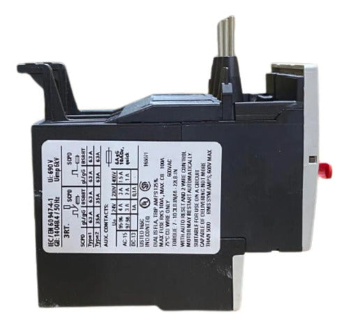 Relé De Sobrecarga Térmico 20-25a 3ru1126-4db0 Siemens Não Informado