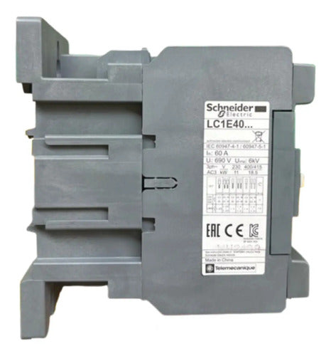 Contator 3p Easypact Tvs 220vca 50/60hz Lc1e40m7 Schneider 220vca