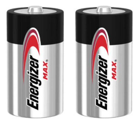 Kit Com 2 Unidades: Pilha Energizer Max D Alcalina Grande