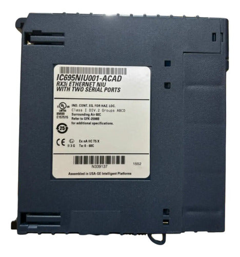 Modulo Fanuc Ethernet Rx3i Ic695niu001-acad Ge Novo !!!