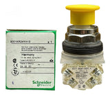 Botão 3omm Metálico 9001kr24yh13 1naf Amarelo Schneider