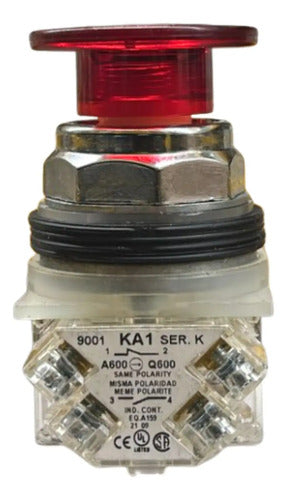 Botão 30mm Metálico Vm Empurrar-puxar 9001kr9rh13 Schneider