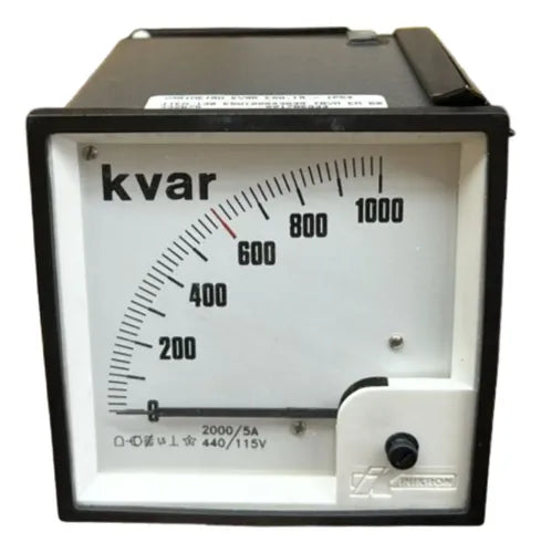 Varimetro Ev96 0-1000kvar 2000/5a 440/115v Trmv 600kvar Kron 440/115