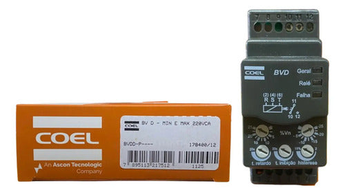 Monitor De Tensao Pvd-2 3f 220v (bvdd-p) Coel 220v