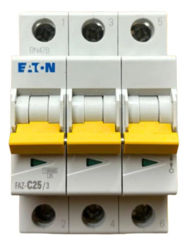 Disjuntor Tripolar Faz-c25/3-sa 25a Eaton
