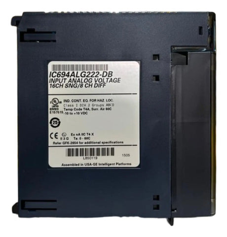 Modulo Imput Analogico 16sgl/8diff Ic694alg222-db GE