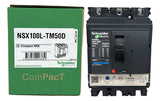 Disjuntor Tripolar 50a Nsx100l-tm50d Schneider