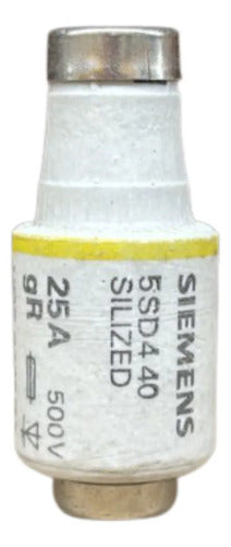 Kit Com 5: Fusivel Silized 25a 500v 5sd440 Siemens 500v