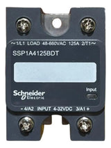 Relé De Estado Sólido P/ Painel 125a Ssp1a4125bdt Schneider 48-660vca / 4-32vcc