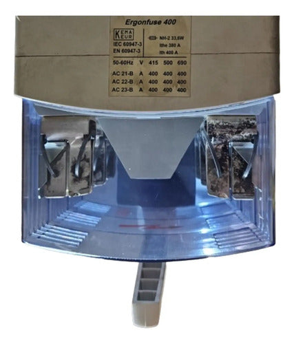 Chave Seccionadora 400a Ergonfuse Siemens Azul-celeste