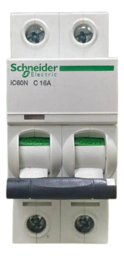 Disjuntor Acti9 Ic60n 2p 16a Curva C A9f74216 Schneider