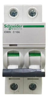 Disjuntor Acti9 Ic60n 2p 16a Curva C A9f74216 Schneider