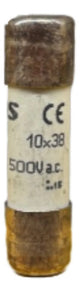 Kit Com 2 Fusivel Cilindrico 10x38mm 6a 3nw6001-1  Siemens 500v
